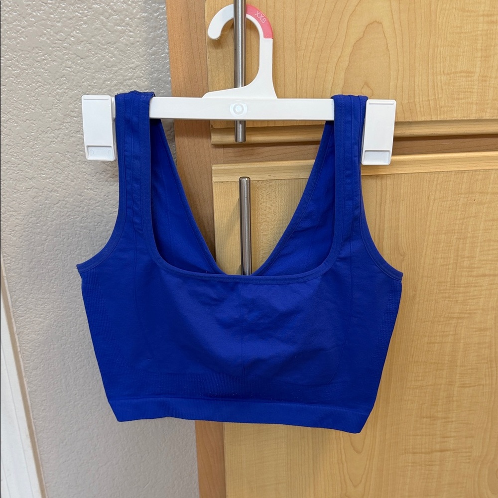 Colsie Blue Bra Top and Plaid Pajama Set from Target